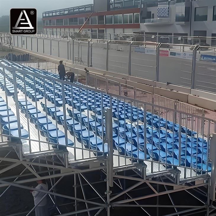 Racetrack Temorary Audience Scaffolding Grandstand Seating Bleachers